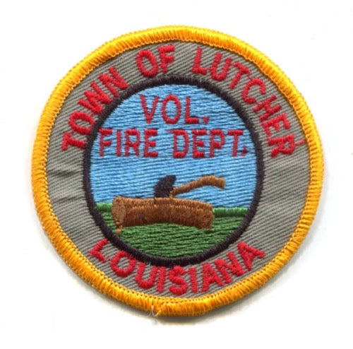 Lutcher Volunteer Fire Department Patch Louisiana LA