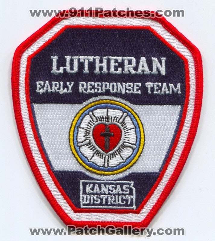 Lutheran Early Response Team LERT Kansas District EMS Patch Kansas KS