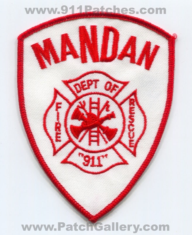 Mandan Department of Fire Rescue Patch North Dakota ND