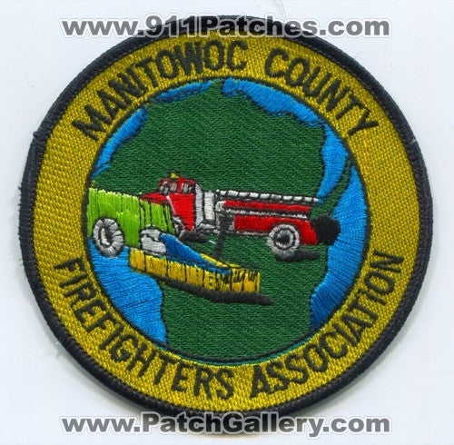 Manitowoc County Firefighters Association Patch Wisconsin WI