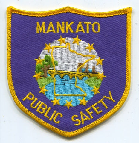 Mankato Department of Public Safety DPS Fire EMS Police Patch Minnesota MN