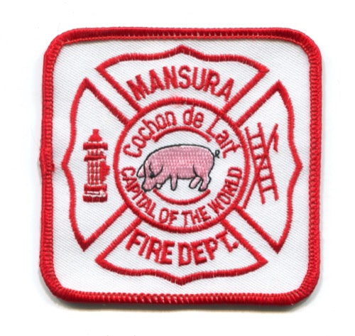 Mansura Fire Department Patch Louisiana LA