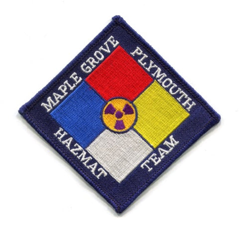 Maple Grove Plymouth Fire Department HazMat Team Patch Minnesota MN