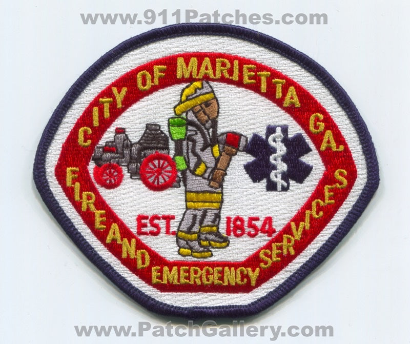 Marietta Fire and Emergency Services Patch Georgia GA