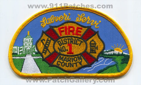 Marion County Fire District Number 1 Patch Oregon OR