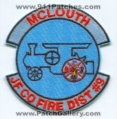 Jefferson County Fire District 9 McLouth Patch Kansas KS