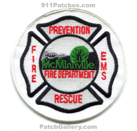 McMinnville Fire Rescue Department Patch Oregon OR