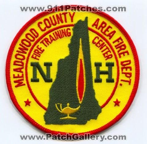 Meadowood County Area Fire Department Training Center Patch New Hampshire NH