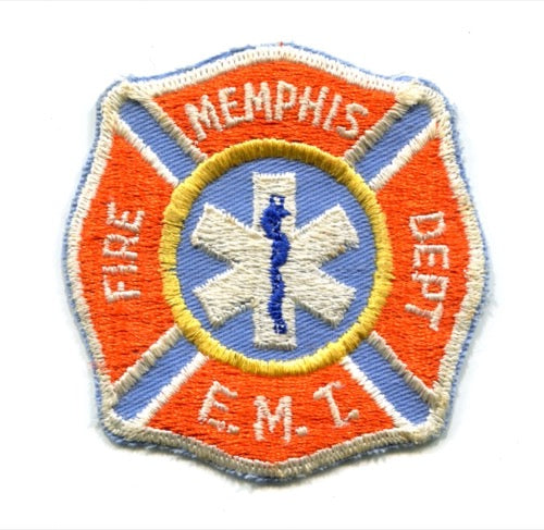Memphis Fire Department Emergency Medical Technician EMT EMS Patch Tennessee TN