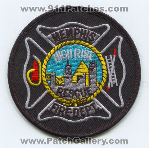 Memphis Fire Department Highrise Rescue Patch Tennessee TN
