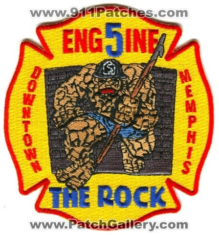Memphis Fire Department Engine 5 Patch Tennessee TN