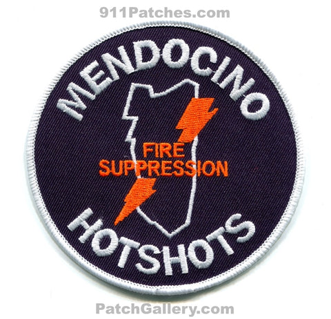 Mendocino HotShots Fire Suppression Forest Fire Wildfire Wildland Patch California CA