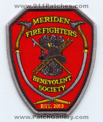 Meriden Fire Department Firefighters Benevolent Society Patch Connecticut CT