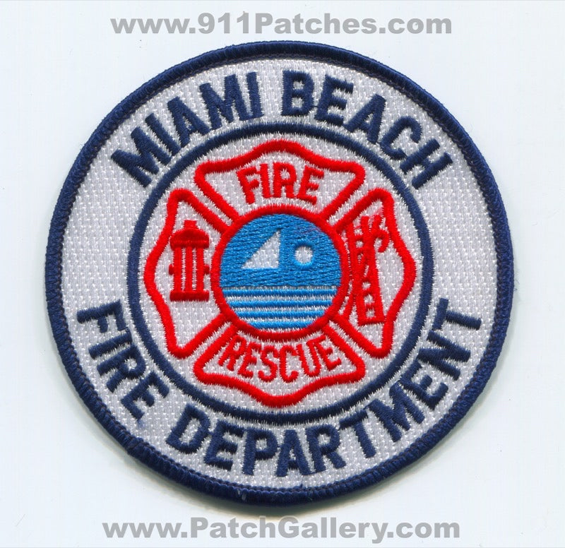 Miami Beach Fire Rescue Department Patch Florida FL
