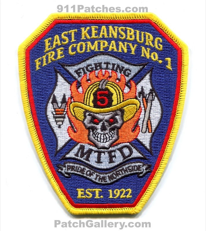 Middletown Township Fire East Keansburg Company 1 Station 5 Patch New Jersey NJ