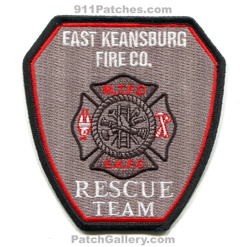 Middletown Township Fire East Keansburg Company Rescue Team Patch New Jersey NJ
