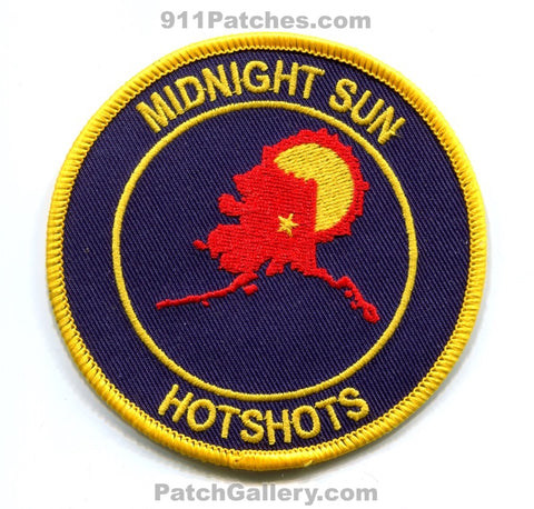 Midnight Sun HotShots Forest Fire Wildfire Wildland Patch Alaska AK