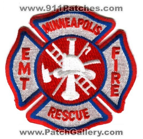 Minneapolis Fire Rescue Department EMT Patch Minnesota MN