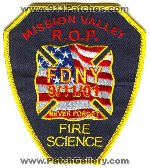 Mission Valley Regional Occupational Program ROP Fire Science Patch California CA