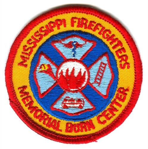 Mississippi Firefighters Memorial Burn Center Fire Patch Mississippi MS