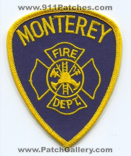 Monterey Fire Department Patch Massachusetts MA