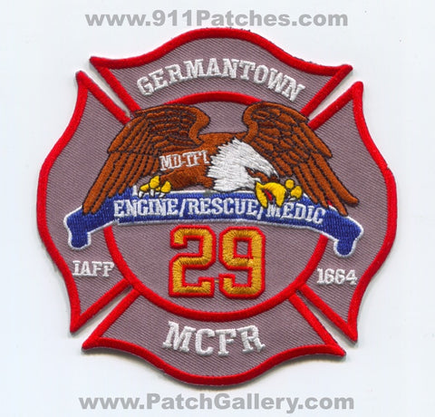 Montgomery County Fire and Rescue Department Station 29 Patch Maryland MD