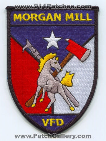 Morgan Mill Volunteer Fire Department Patch Texas TX