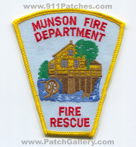 Munson Fire Rescue Department Patch Ohio OH