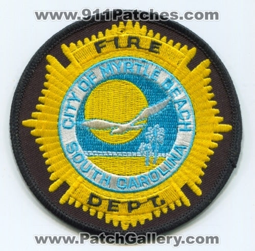 Myrtle Beach Fire Rescue Department Patch South Carolina SC