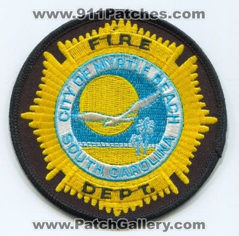 Myrtle Beach Fire Rescue Department Patch South Carolina SC