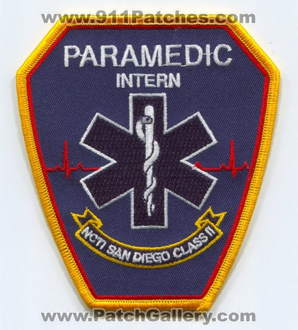 NCTI San Diego Paramedic School Intern Class II EMS Patch California CA