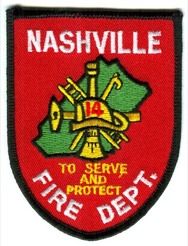 Nashville Fire Department 14 Patch North Carolina NC