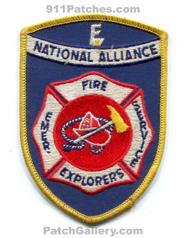 National Alliance Fire Emergency Service Explorers Patch No State Affiliation