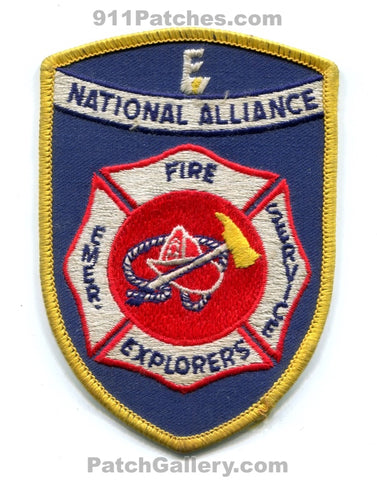 National Alliance Fire Emergency Service Explorers Patch No State Affiliation
