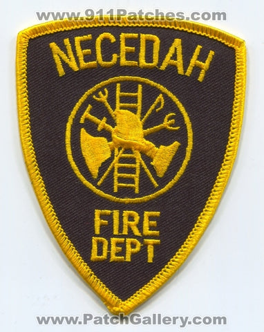 Necedah Fire Department Patch Wisconsin WI