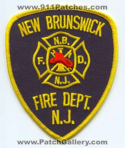 New Brunswick Fire Department Patch New Jersey NJ