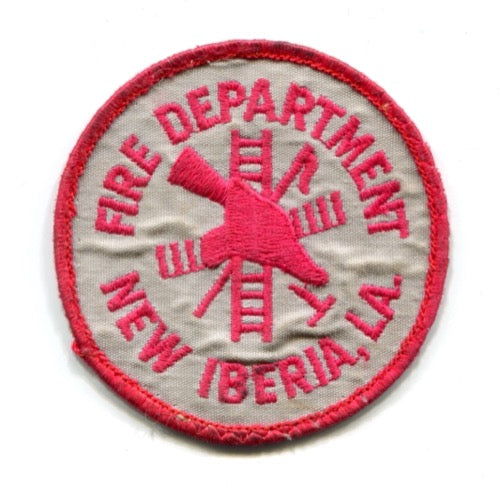 New Iberia Fire Department Patch Louisiana LA