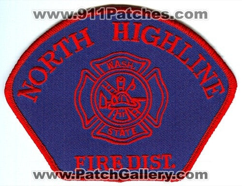 North Highline Fire District Patch Washington WA