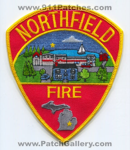 Northfield Fire Department Patch Michigan MI