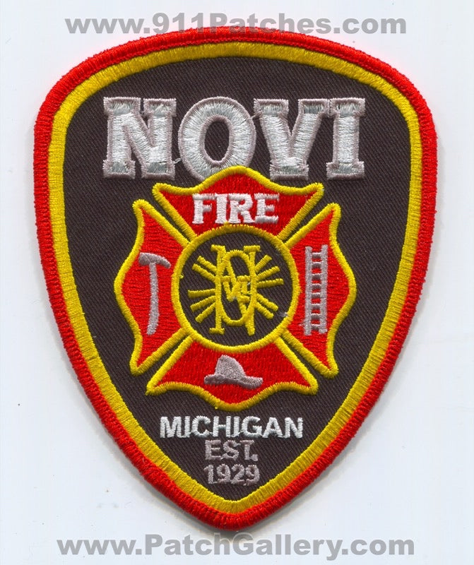 Novi Fire Department Patch Michigan MI