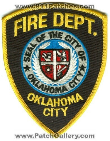 Oklahoma City Fire Department Patch Oklahoma OK