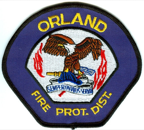 Orland Fire Protection District Patch Illinois IL