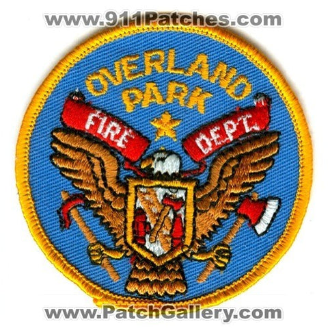 Overland Park Fire Department Patch Kansas KS
