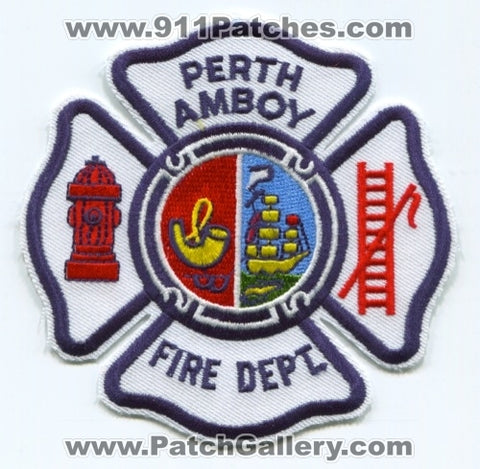 Perth Amboy Fire Department Patch New Jersey NJ