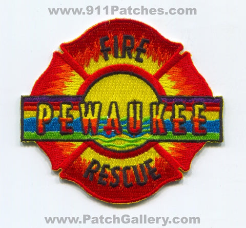 Pewaukee Fire Rescue Department Patch Wisconsin WI