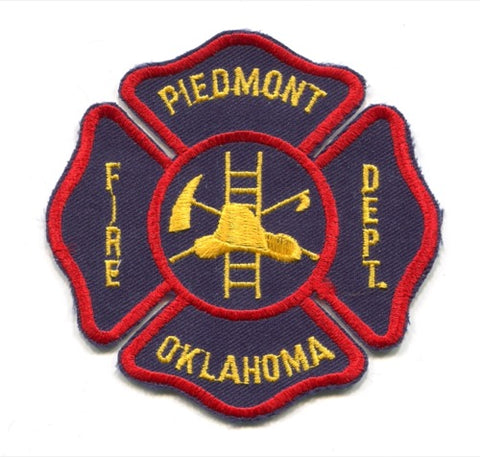Piedmont Fire Department Patch Oklahoma OK