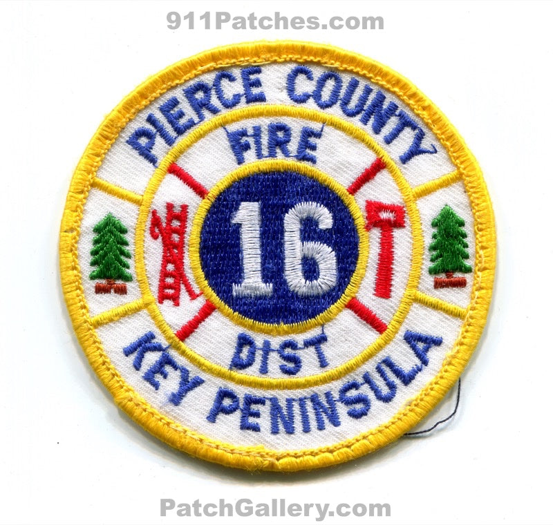 Pierce County Fire District 16 Key Peninsula Patch Washington WA