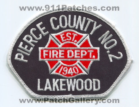 Pierce County Fire District 2 Lakewood Patch Washington WA