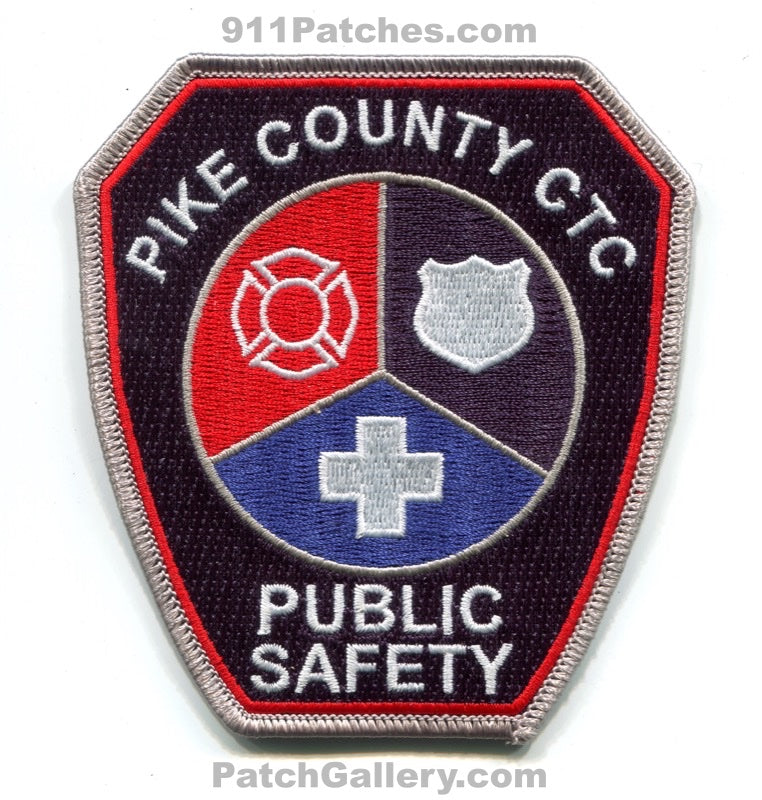 Pike County Career Technology Center Fire Police EMS Public Safety Patch Ohio OH