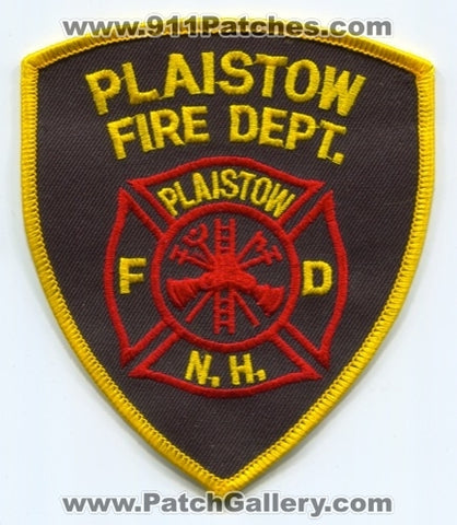 Plaistow Fire Department Patch New Hampshire NH